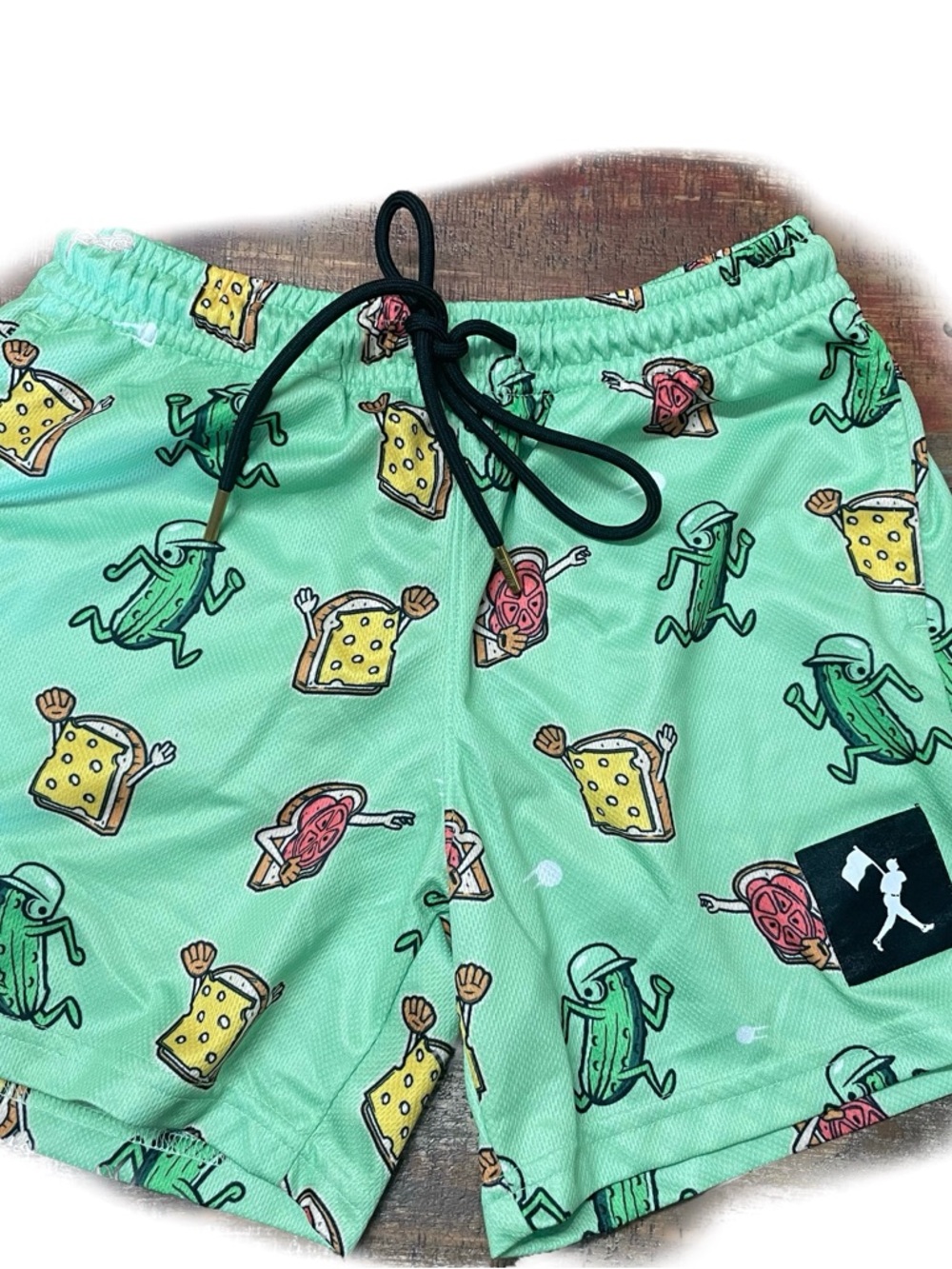 Baseballism Pickle and Sandwich Kids Shorts YM